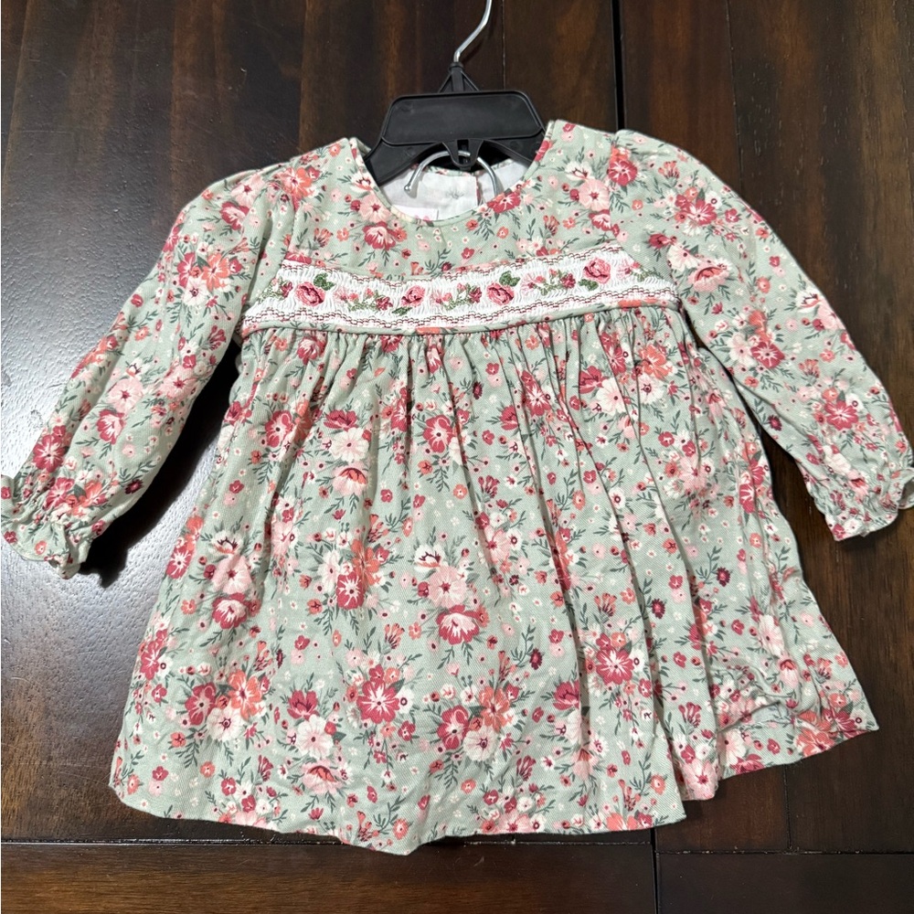 Bonnie Baby Floral Baby Dress